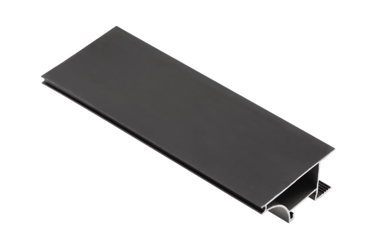 Профіль-ручка для LED-стрічки на торець полиці GTV GLAX, для плити 18 мм, 3 м — Зображення 1