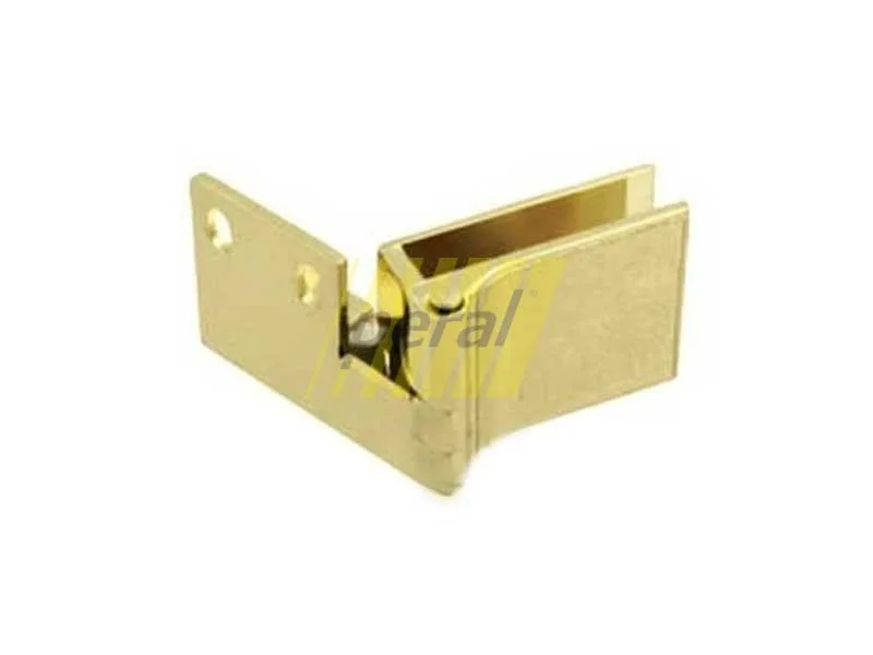 Петля для скляних дверей кутова DC D-614, золото