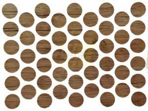 Заглушка самоклеюча для конфірмату 0285 дуб лімберт