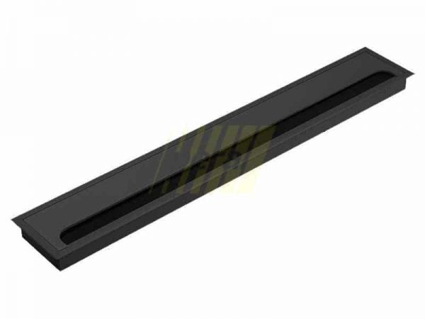 Заглушка кабель-канала GTV 80×500 мм черный
