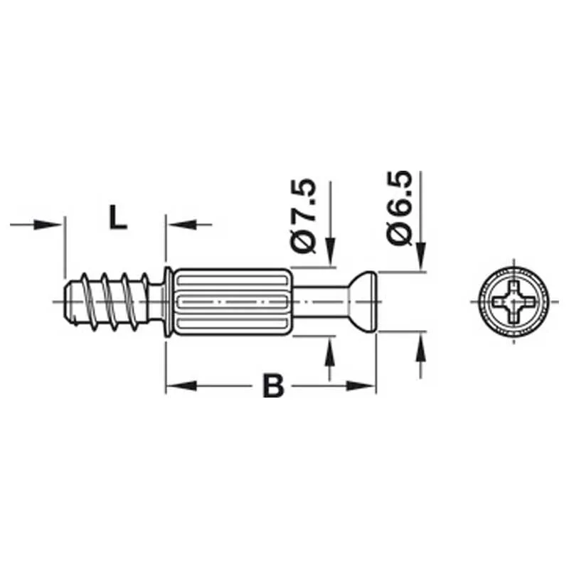 З'єднувальний штифт Minifix® S200