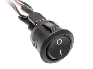 Клавишный выключатель GTV DC12V черный mini AMP