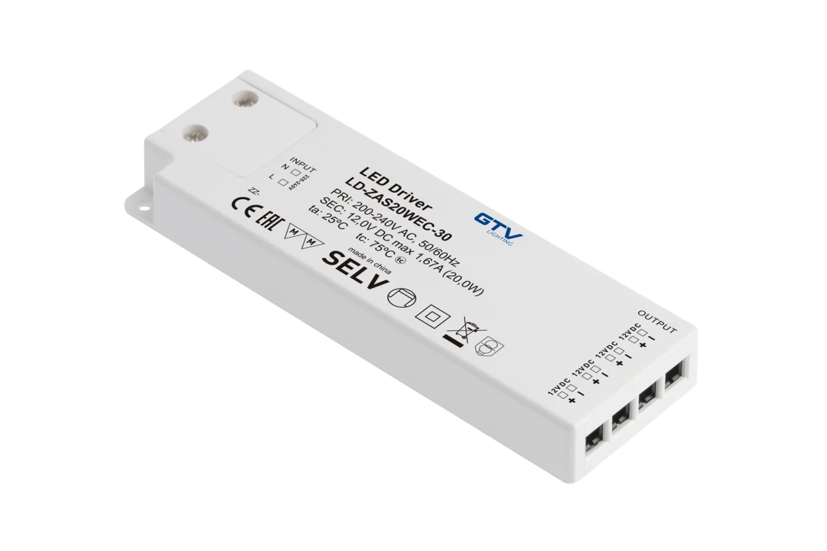 Трансформатор GTV EASY CLICK 20W LD-ZAS20WEC-30