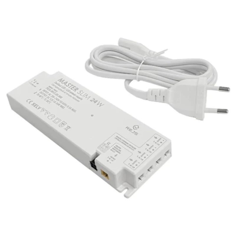 Блок питания LED Rejs MASTER SLIM 24W, 5 портов mini AMP TR20.0052.05.000 - фото блока питания